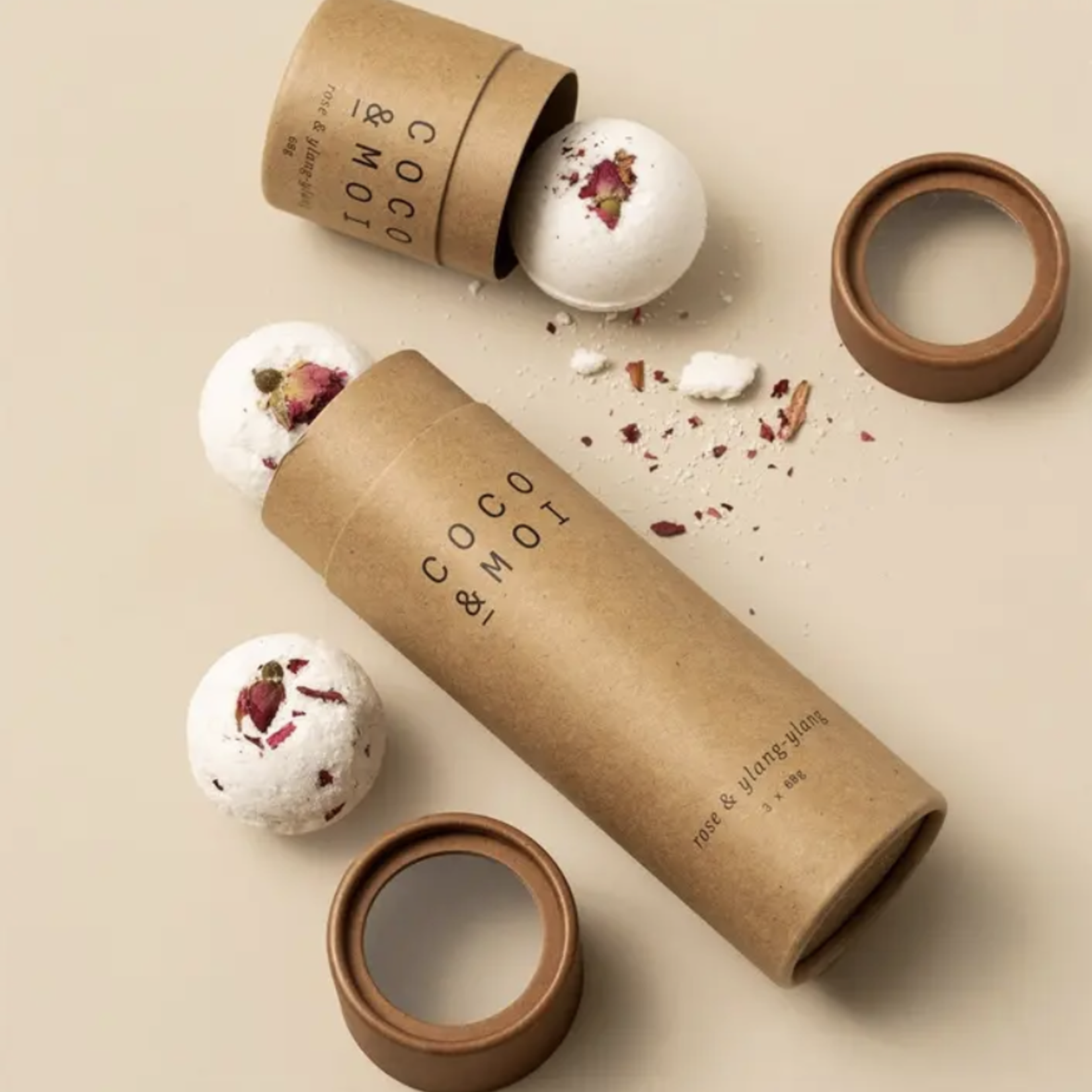 Bombe de bain - Rose ylang ylang