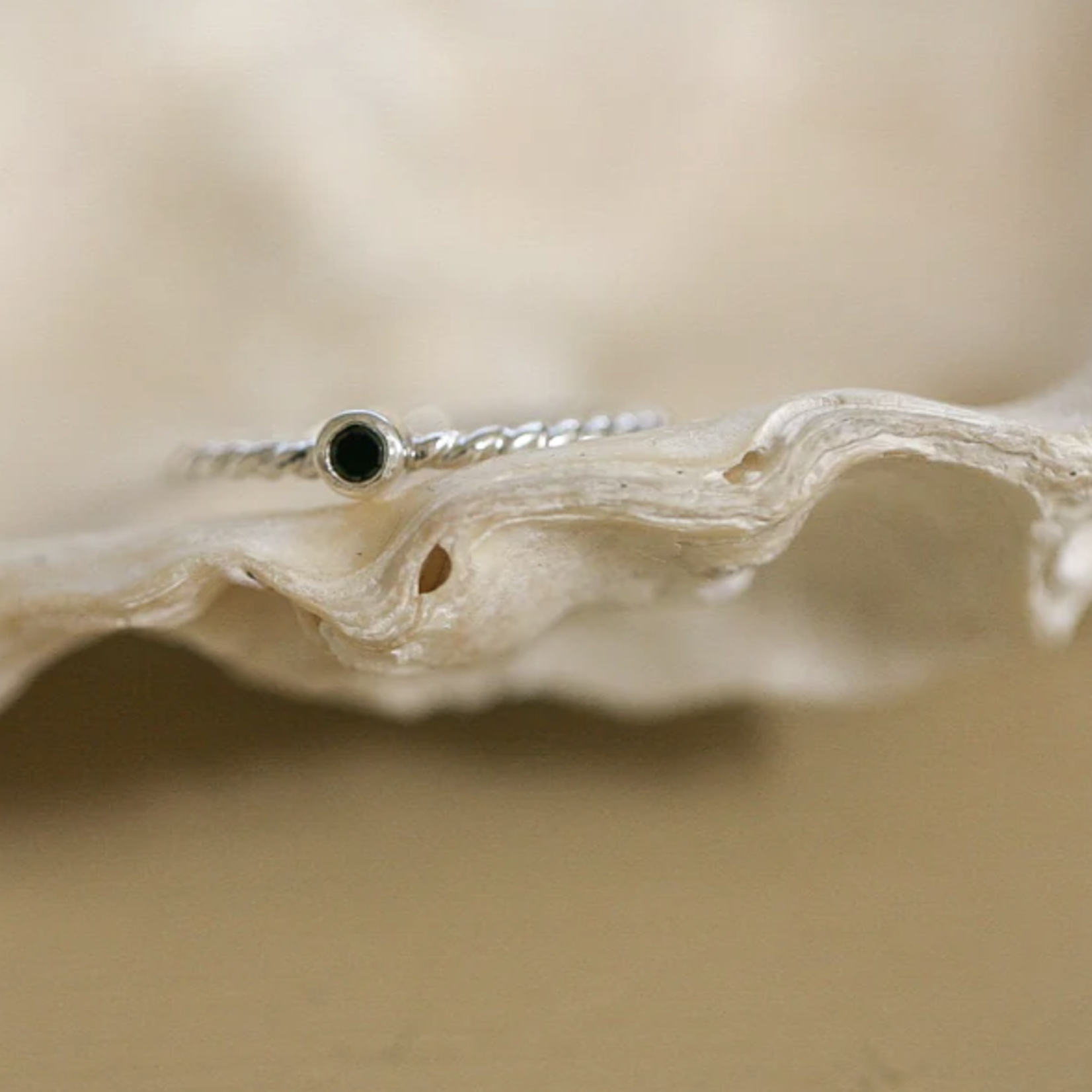 Black Spinel Ring