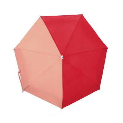 Parapluie bicolore Rouge - Corail