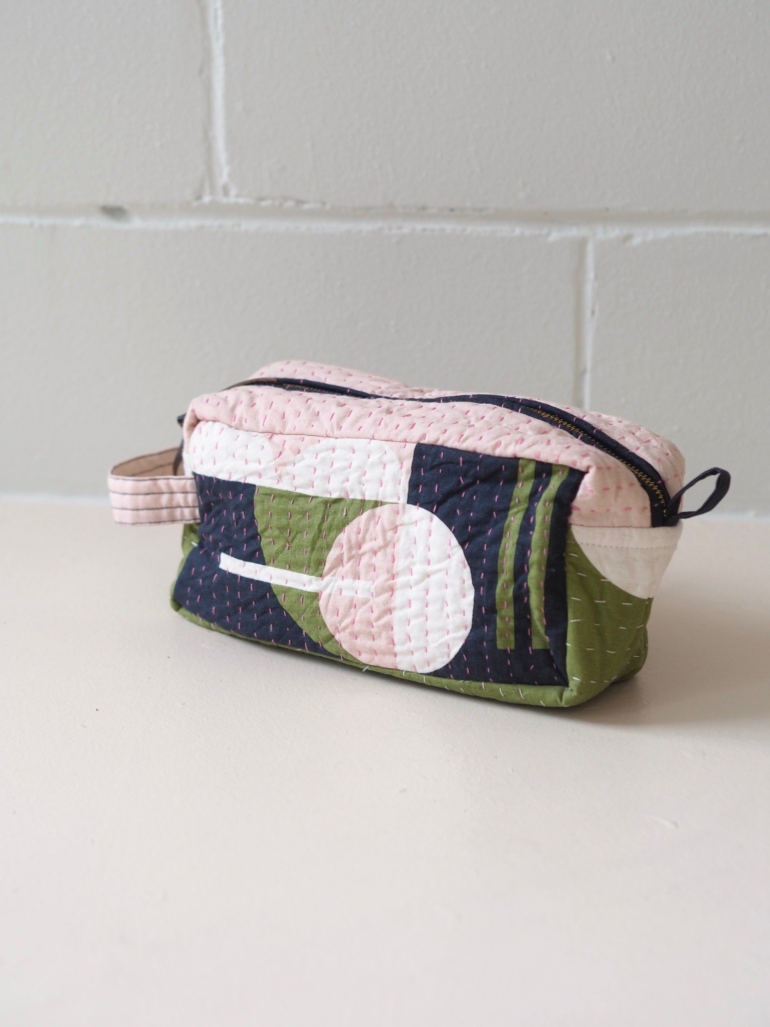 Formation Toiletry Bag Blue/Green/Pink
