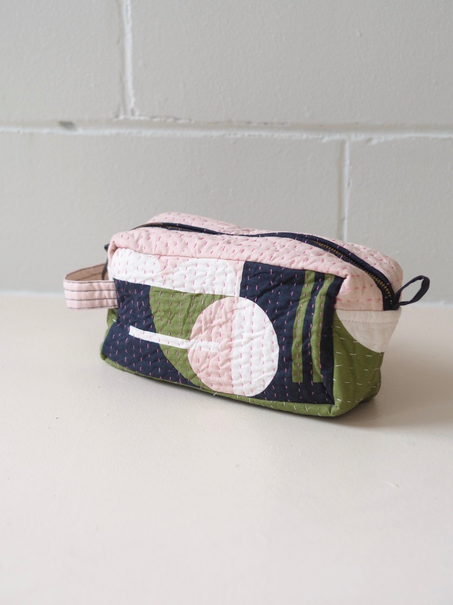 Trousse de Toilette Formation Bleu/Vert/Rose