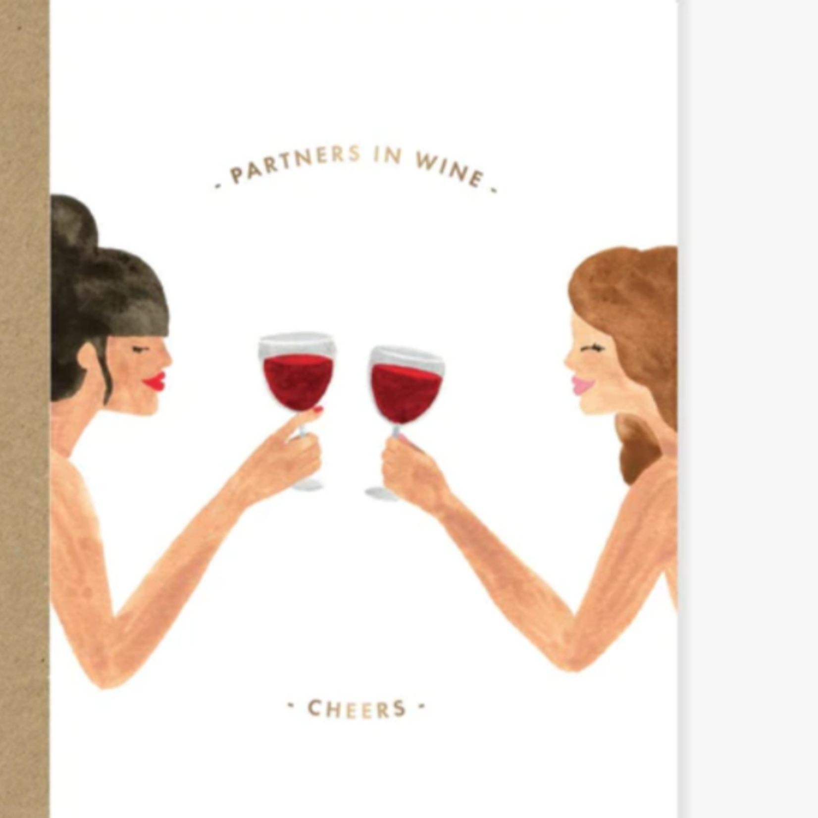 Greeting card - Partner in wine