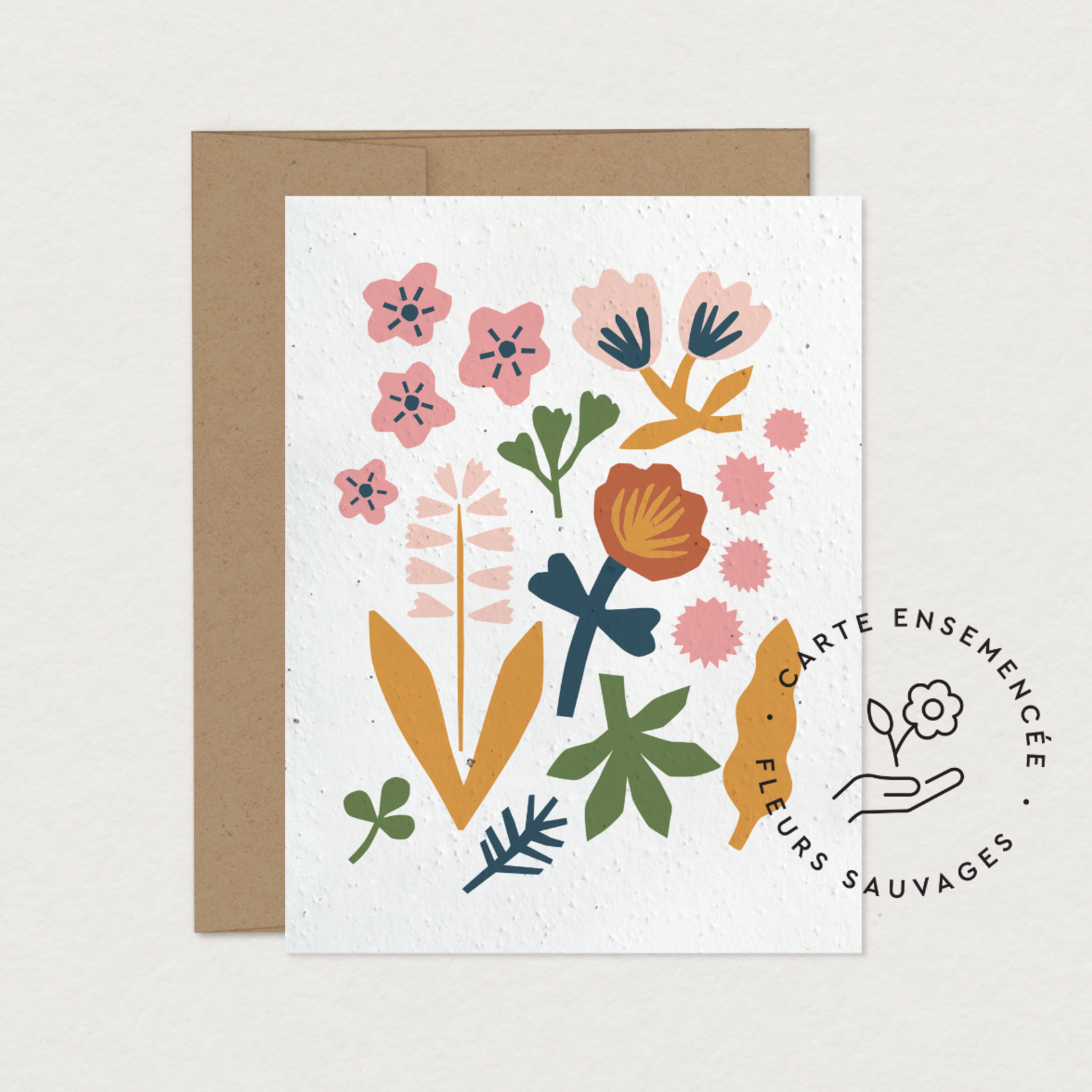 Greeting card - Flavie (seeded)