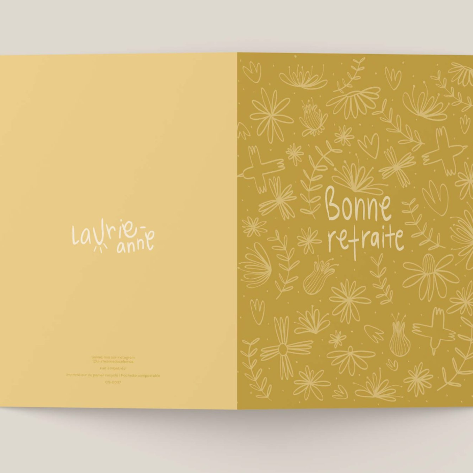Maxi carte de souhaits - Bonne Retraite