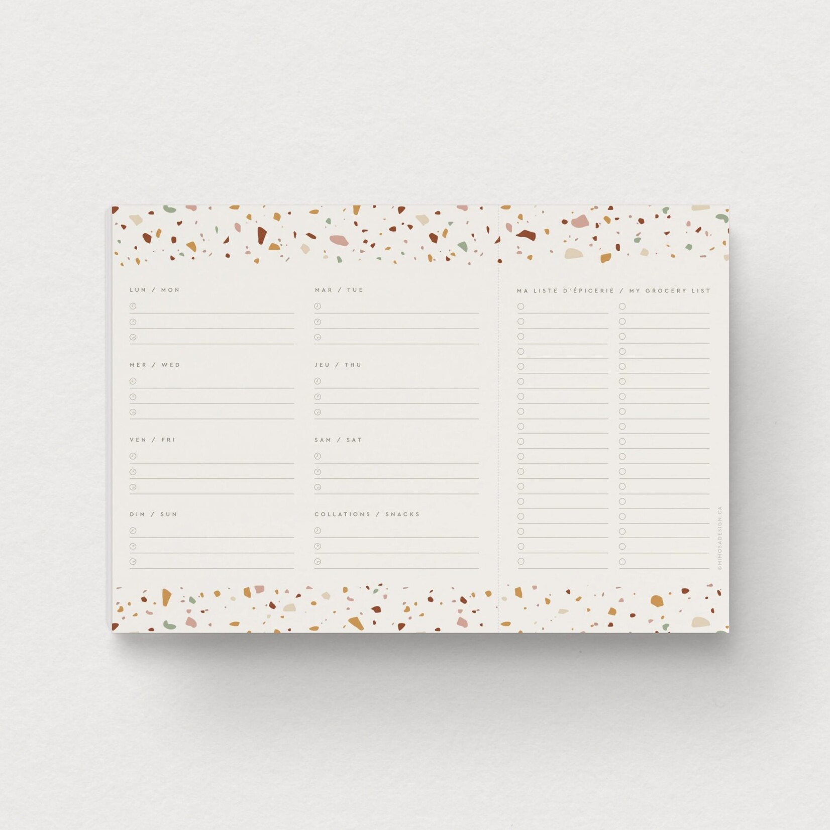 Planificateur de repas - Terrazzo