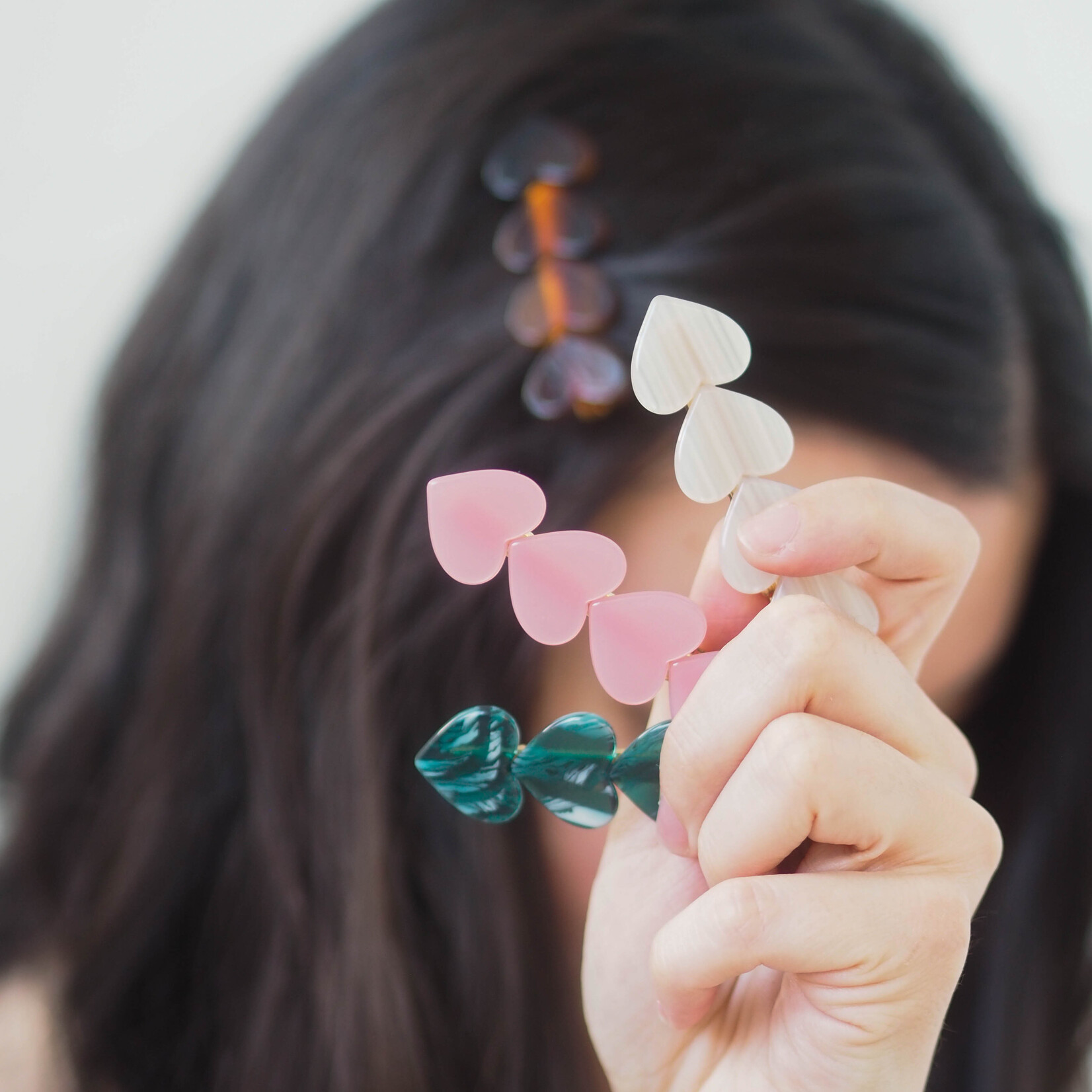 Heart hair clip