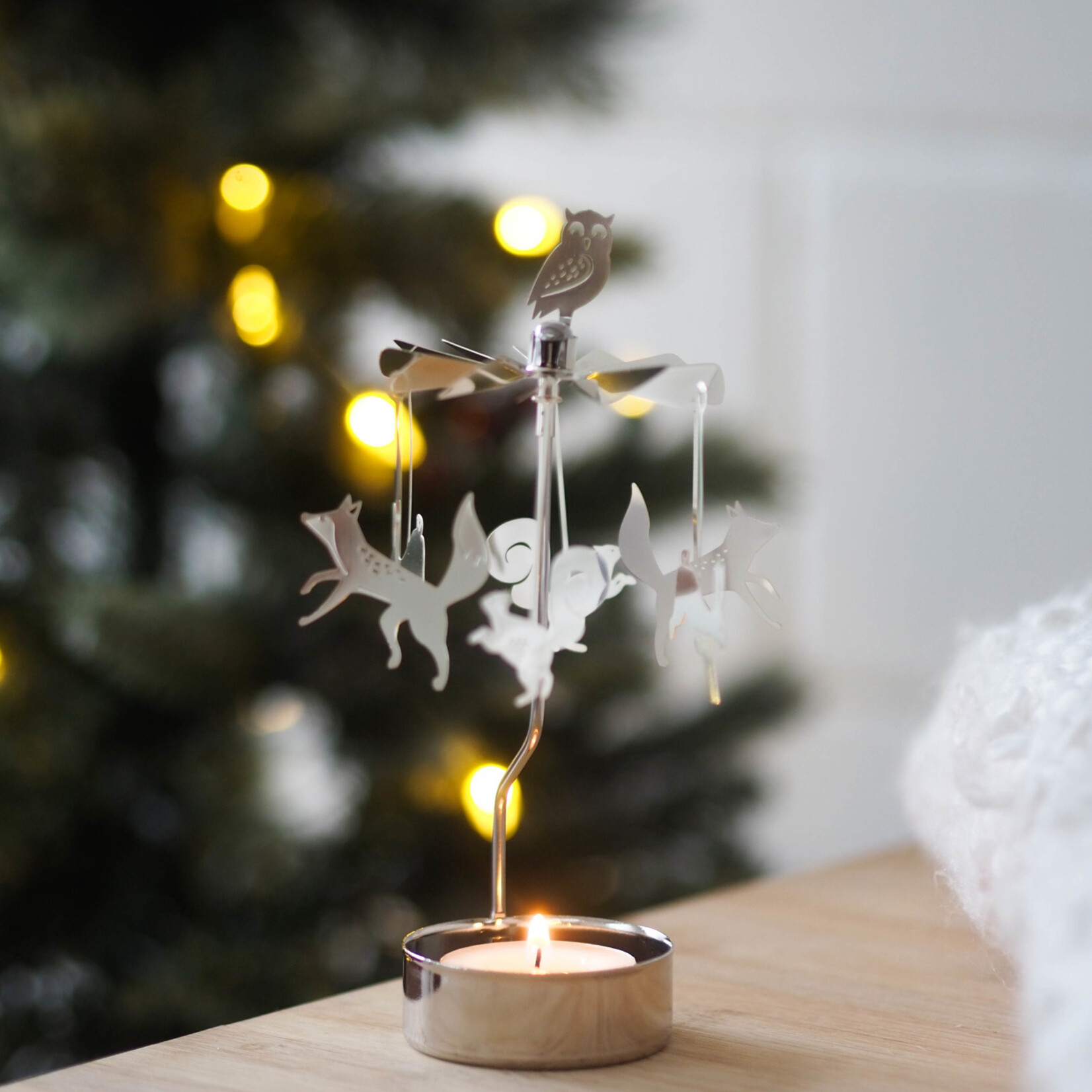 Candle Carousel Forest Animals