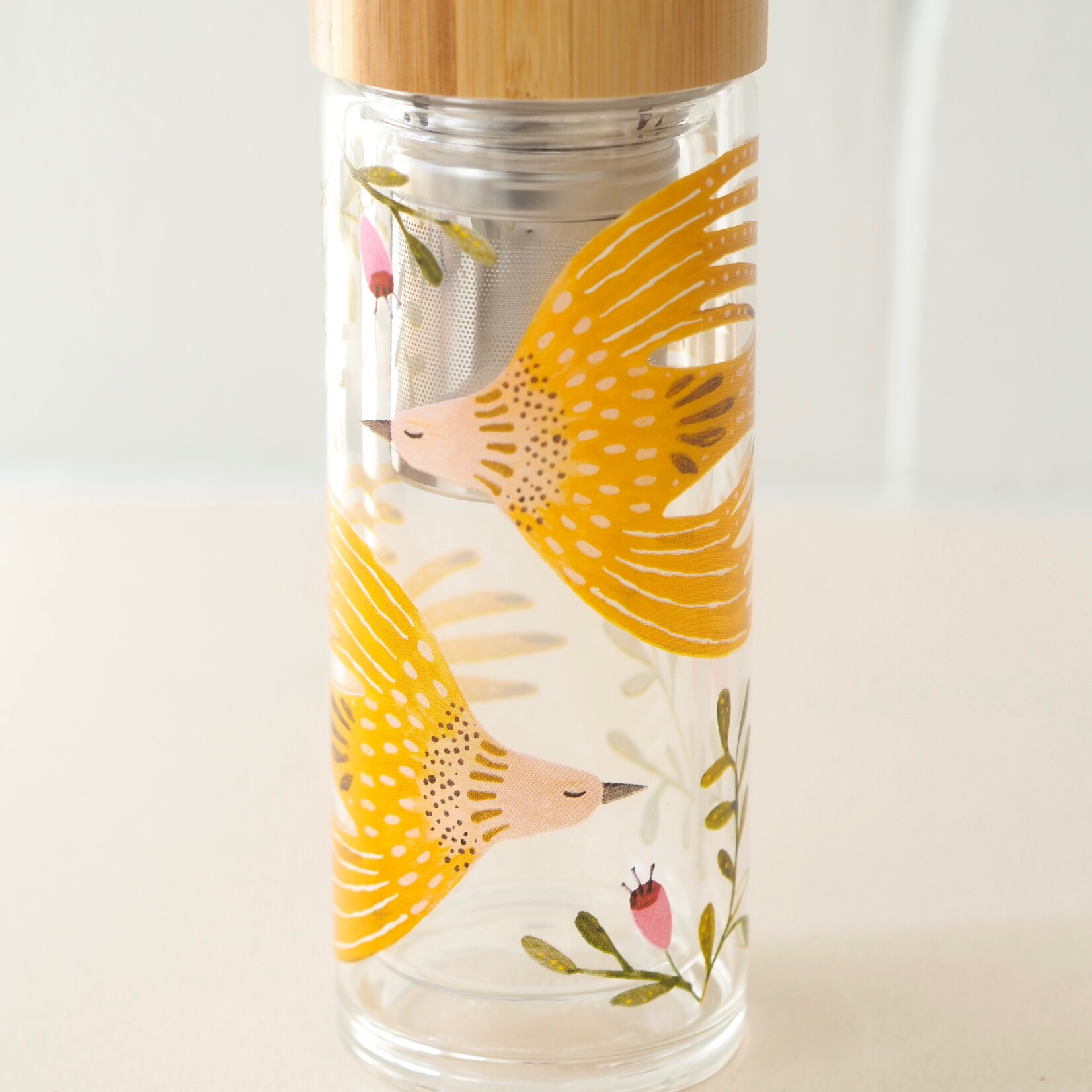 Plume tea Infuser Bottle