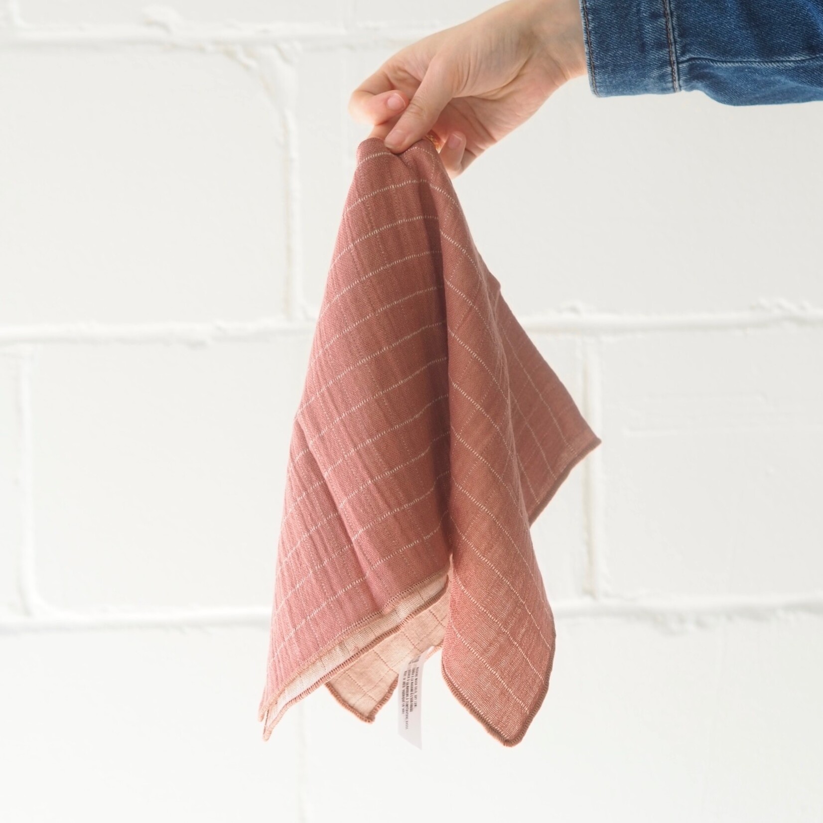 Ensemble de 4 serviettes double tissage
