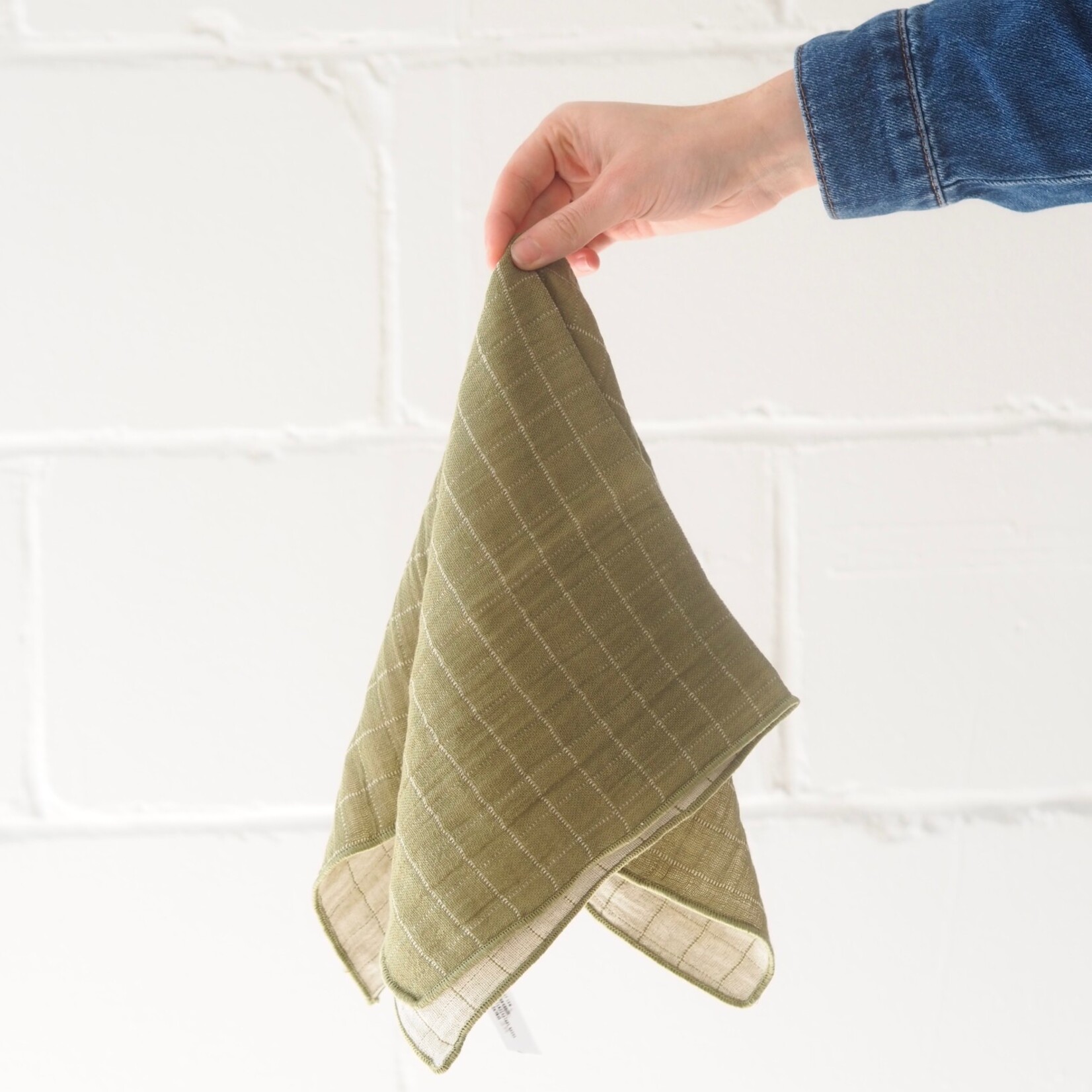 Set of 4 double weave towels