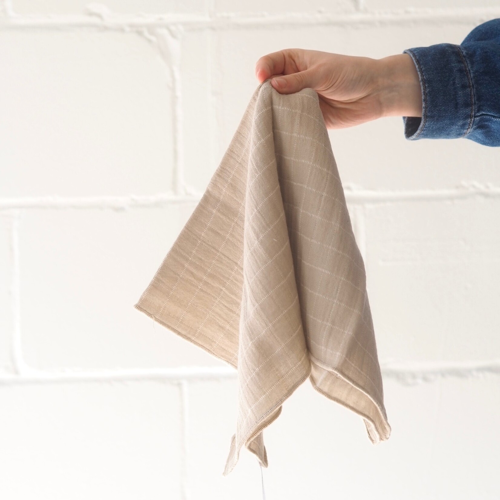 Set of 4 double weave towels