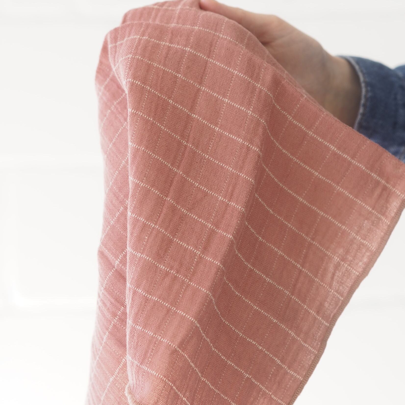 Set of 4 double weave towels