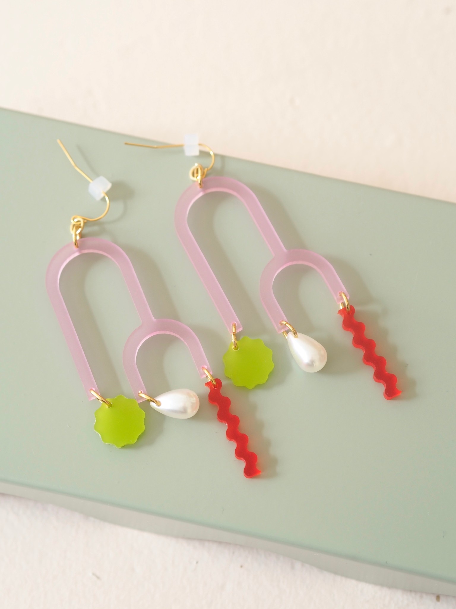Maxi Arch earrings - Pink
