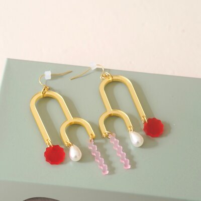 Maxi Arches Earrings - Gold