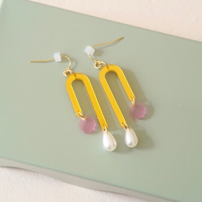 Arches mini earrings - Gold