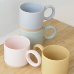 Round handle mug