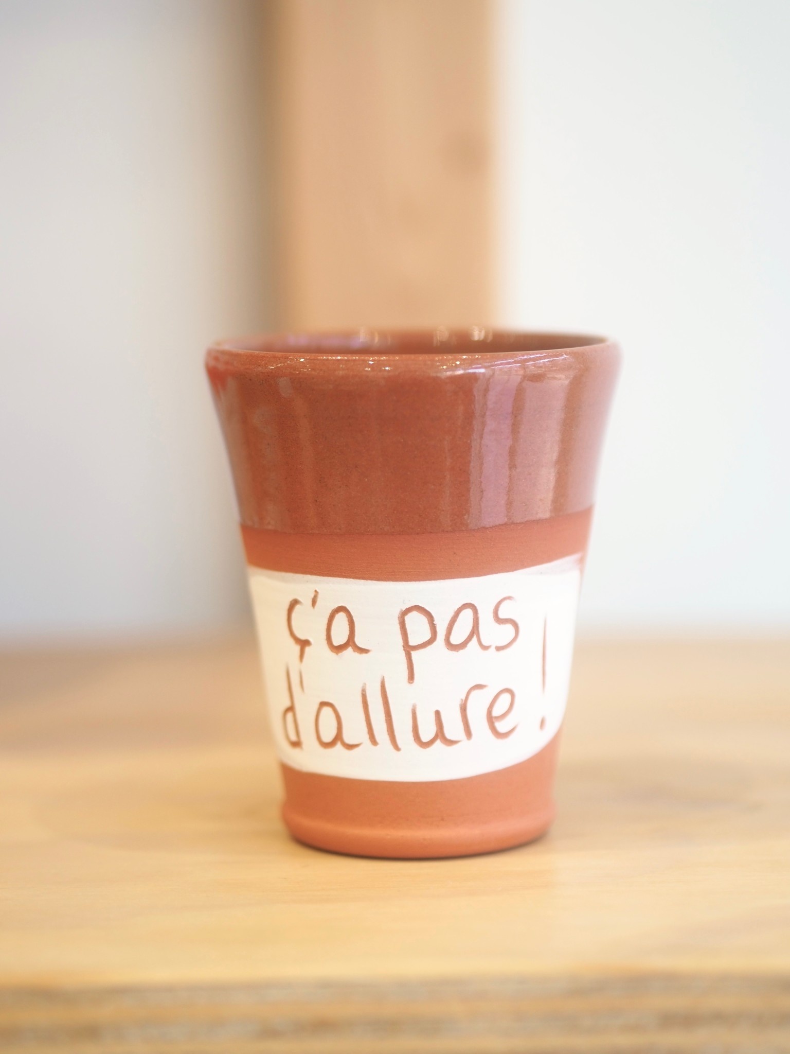 Terracotta cup