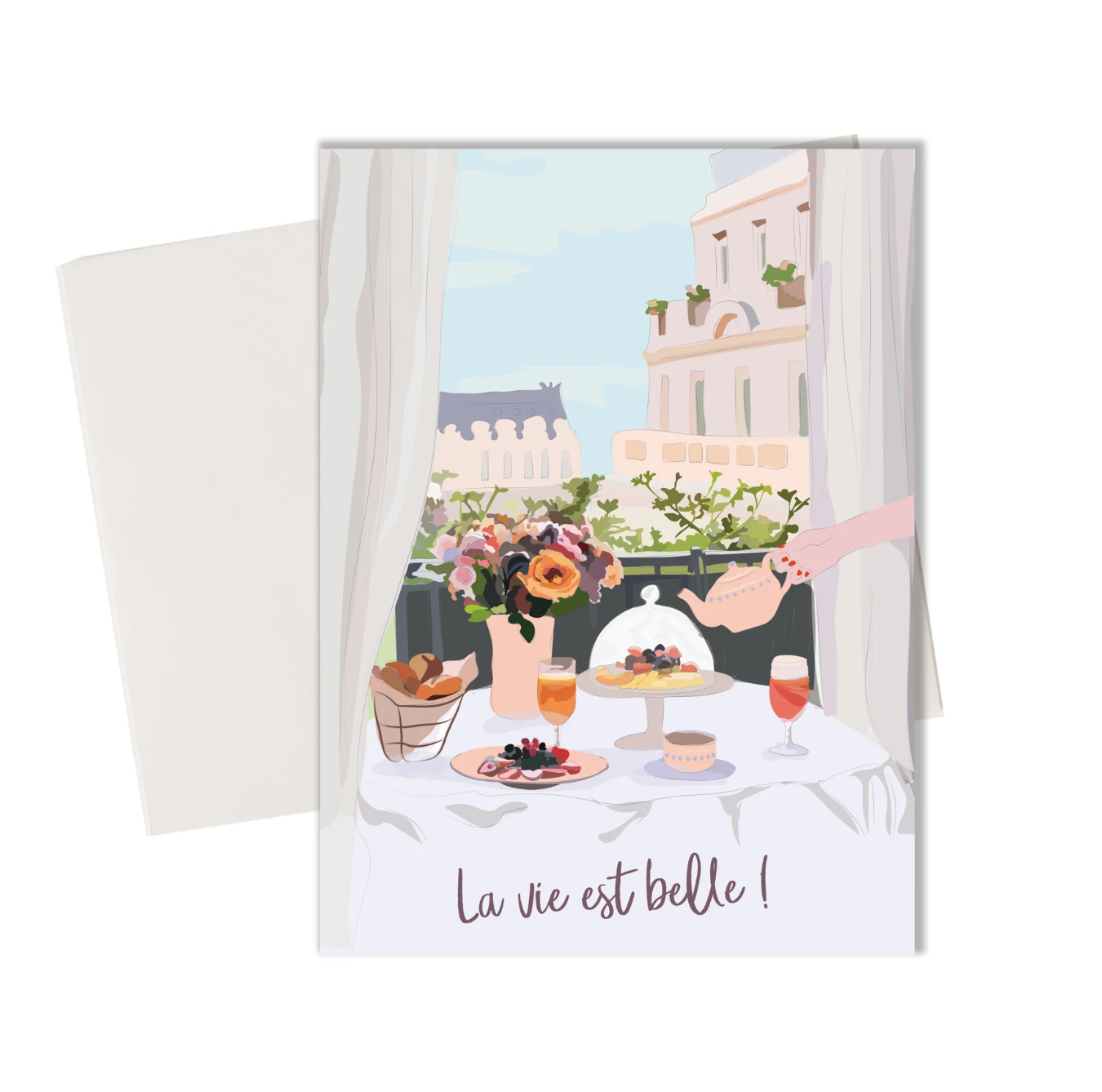 Greeting card - La Vie Est Belle