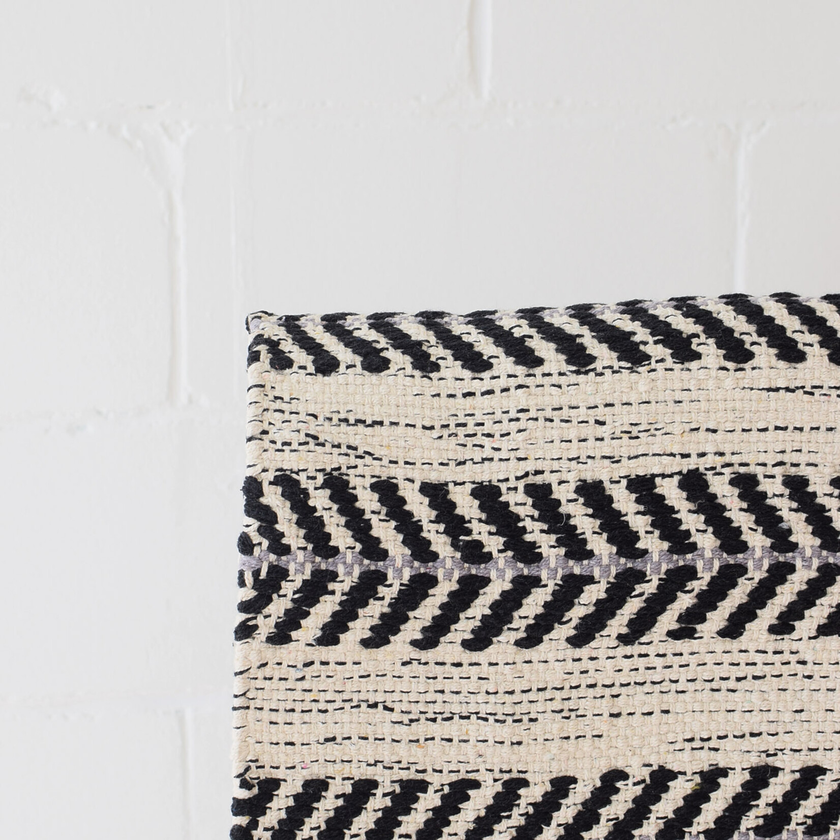 Tapis coton Arrow Noir