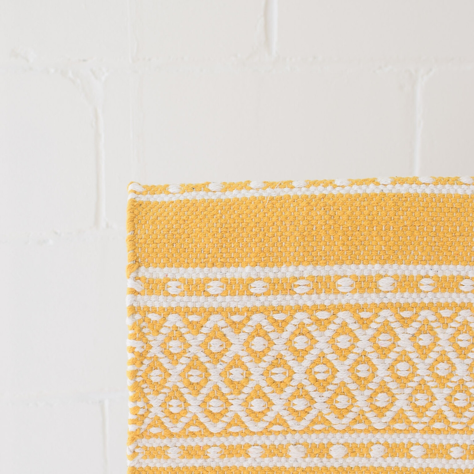 Cotton rug Dhurrie Sunshine