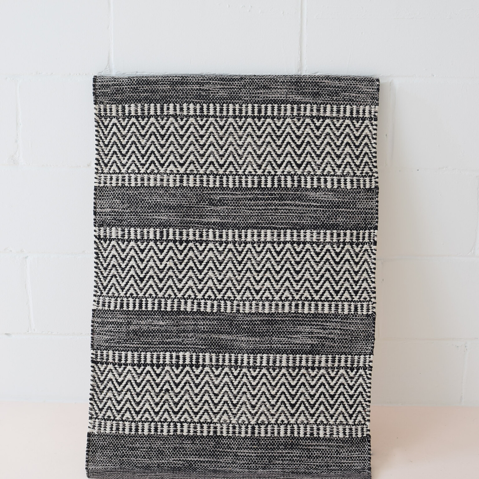Tapis coton Largo Noir