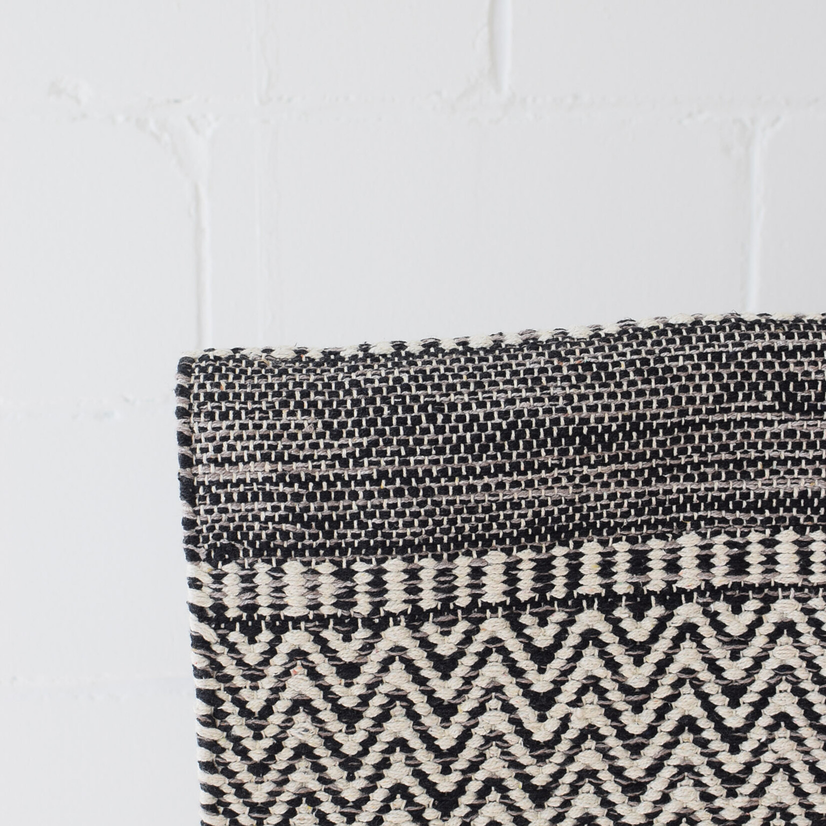 Tapis coton Largo Noir