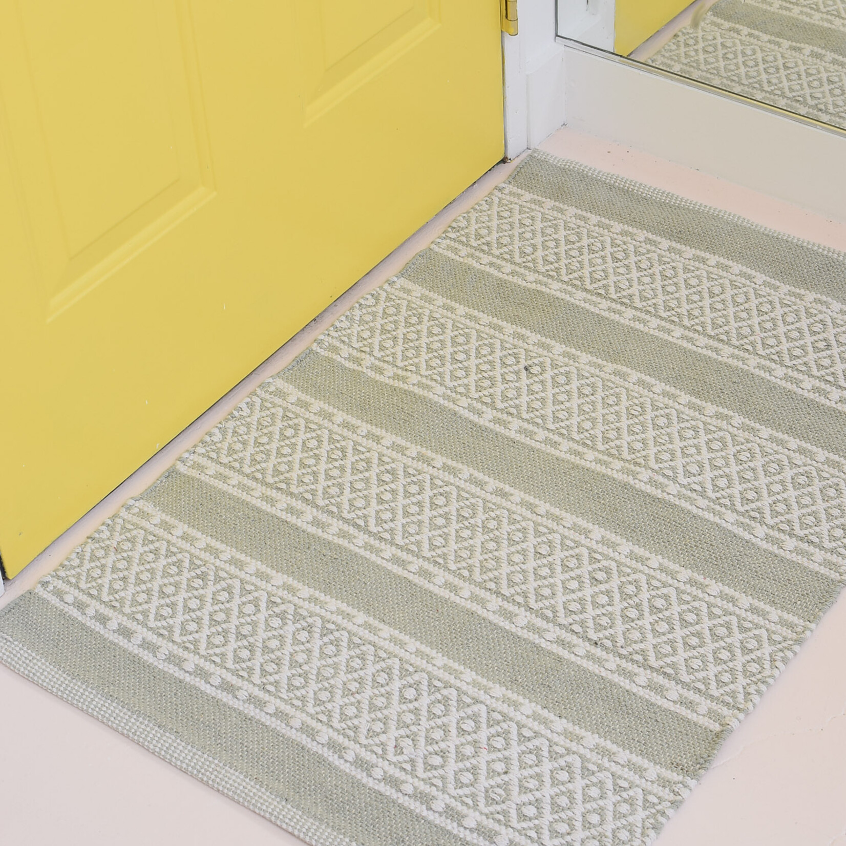 Tapis coton Desert Sauge