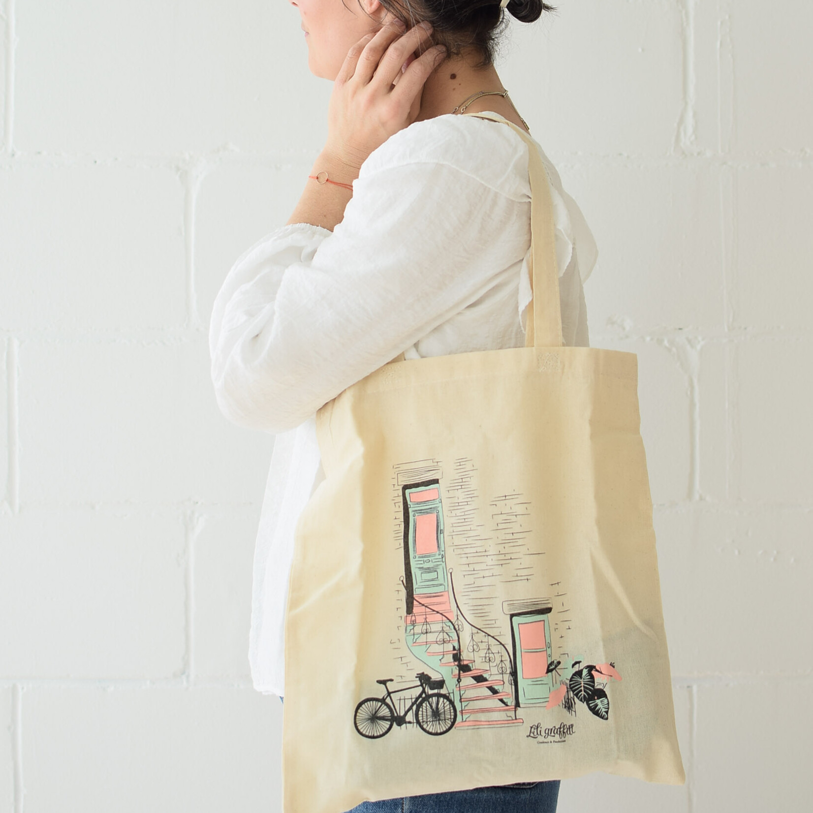 Totebag - Escalier de Montréal