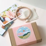 D.I.Y. Embroidery box - Pastel Landscape