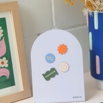 Purple Magnetic Memo Board