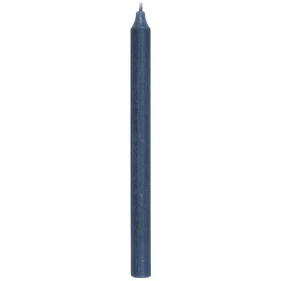 Long blue-grey candle