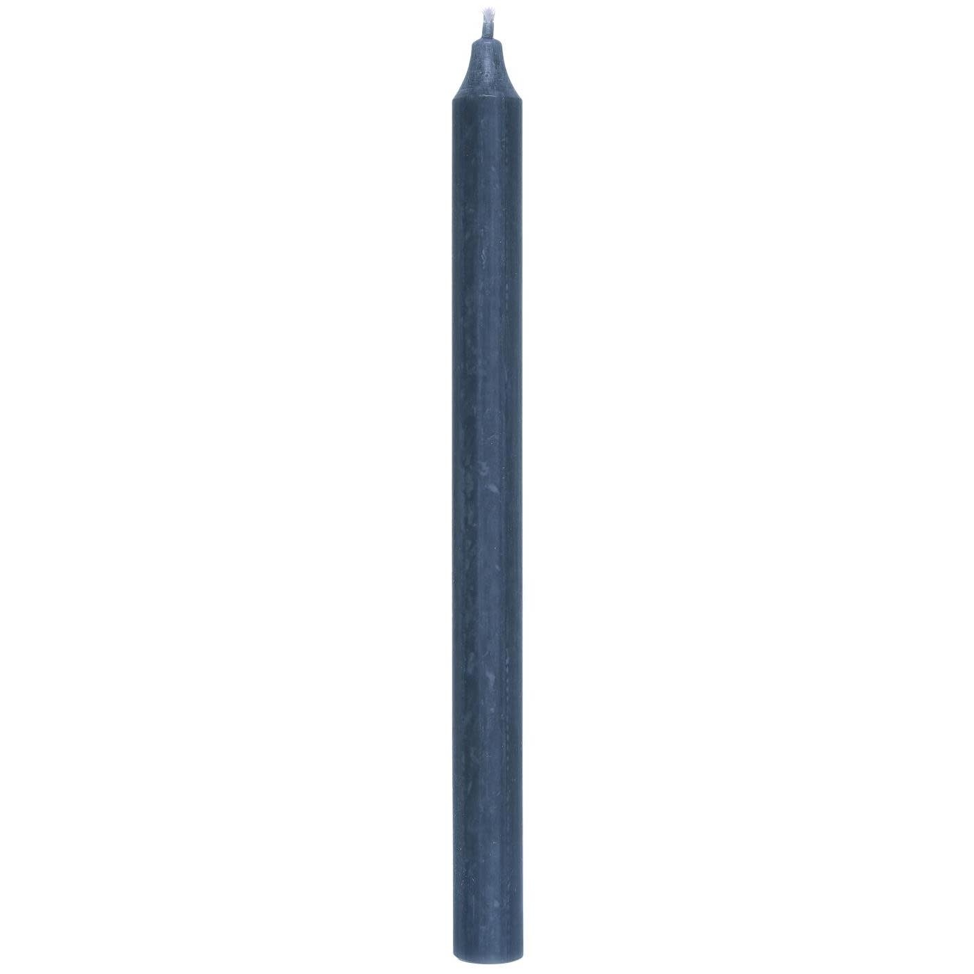 Long blue-grey candle