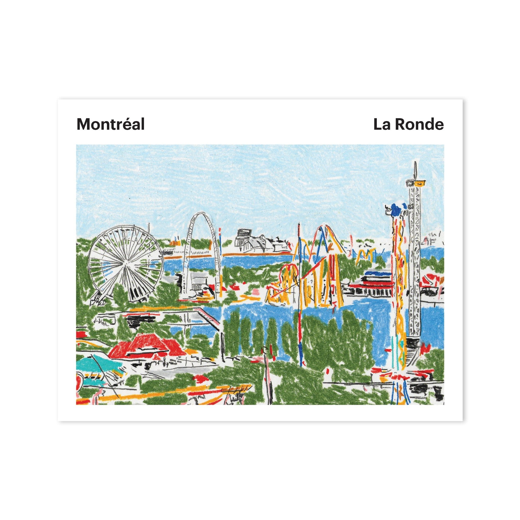 Carte postale - La Ronde