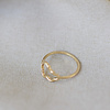 Gold cloud ring - 7