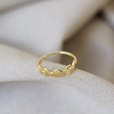 Gold Moons Ring