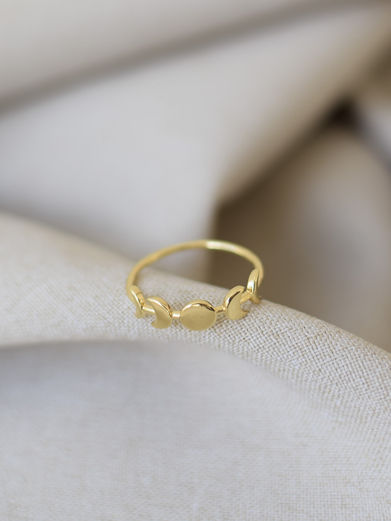 Gold Moons Ring