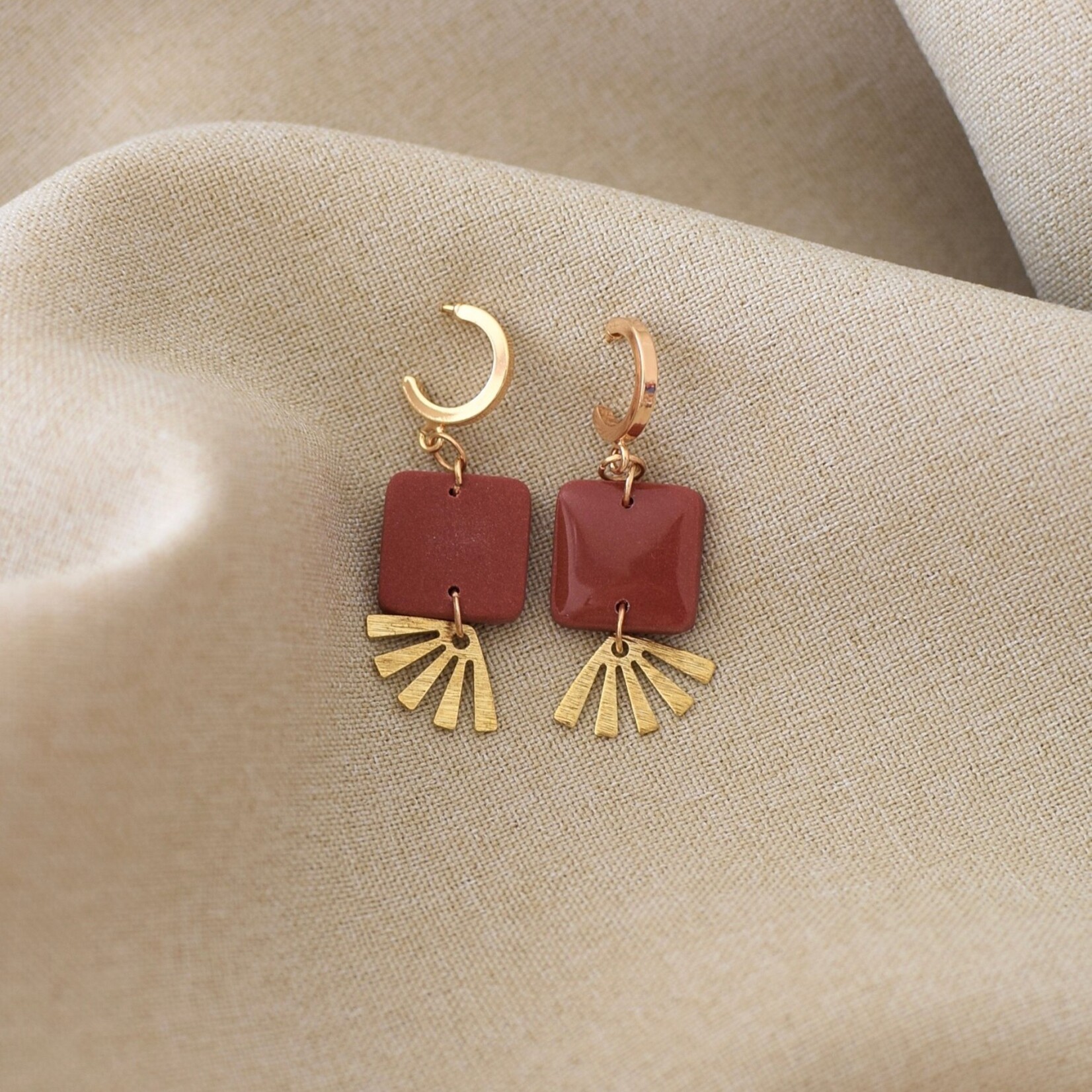 Earrings - Tile