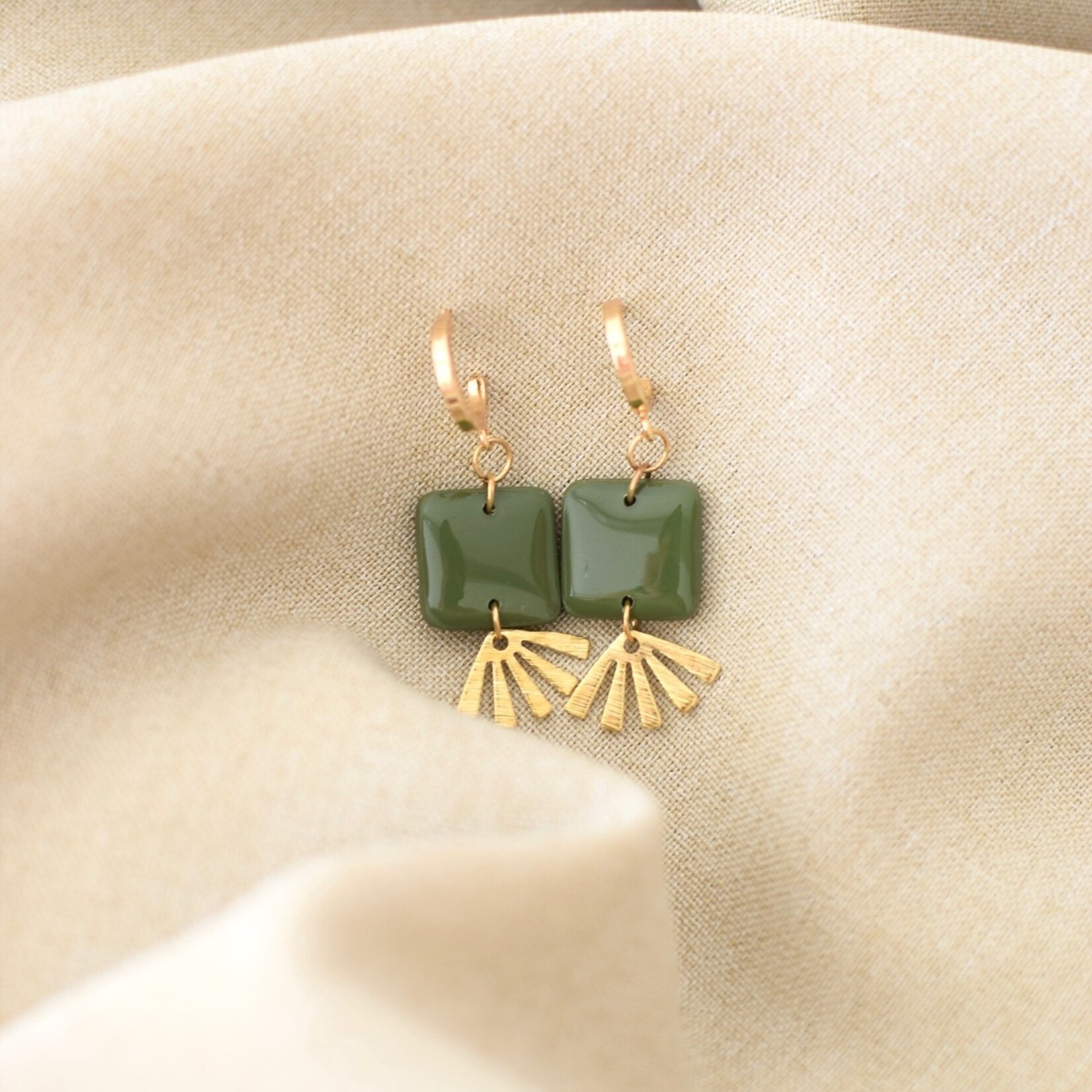 Earrings - Tile