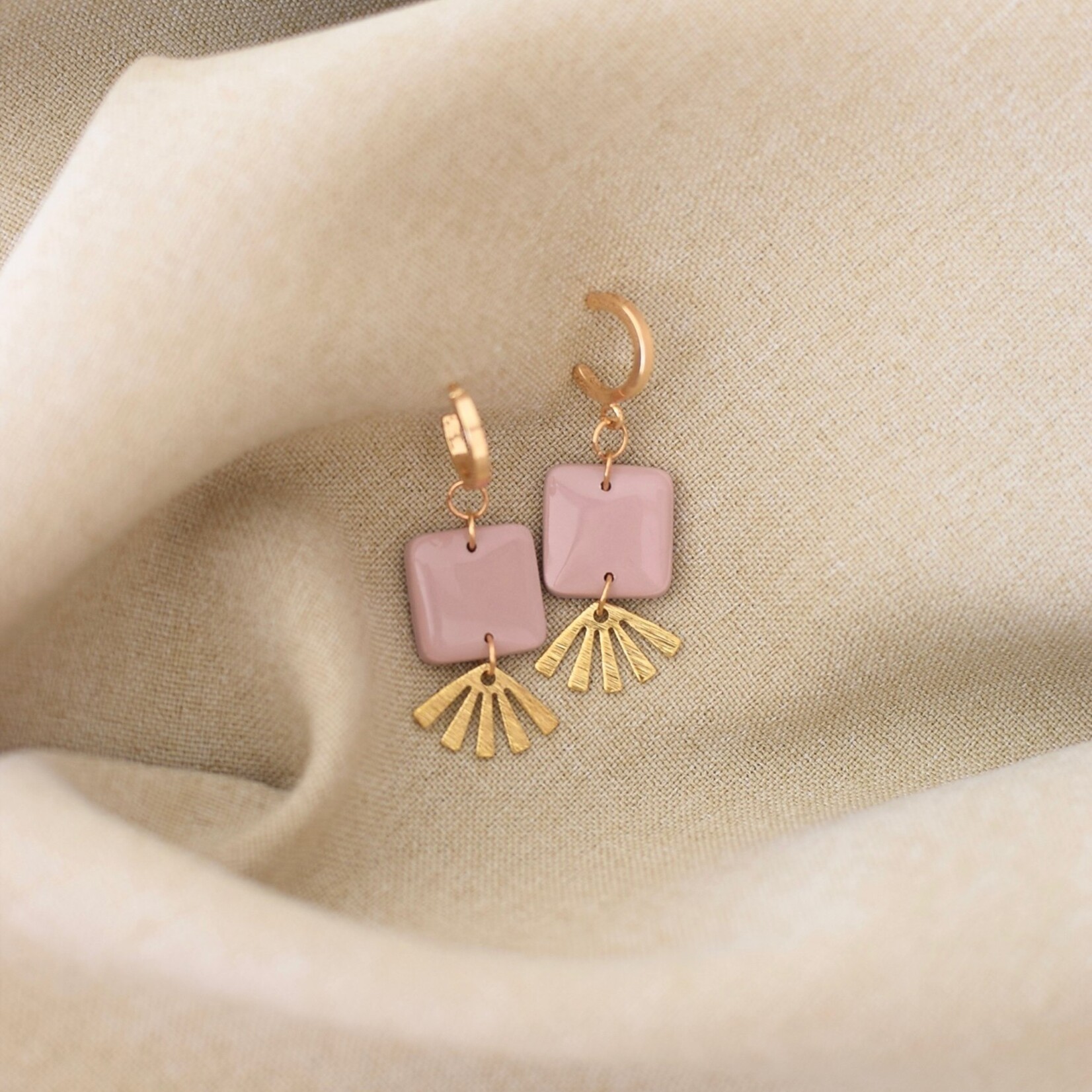 Earrings - Tile