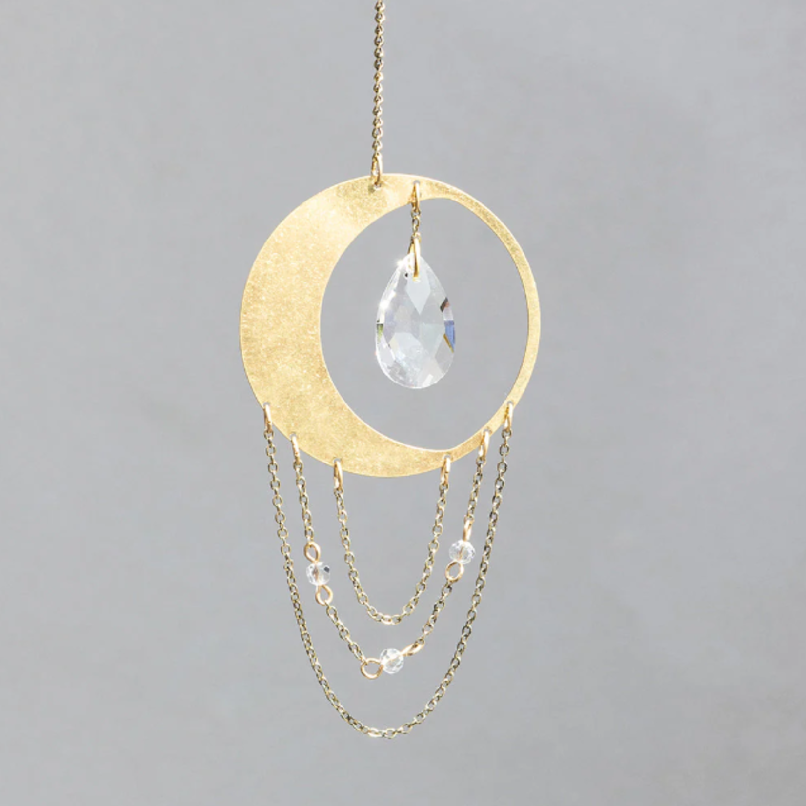 Half moon mini suncatcher