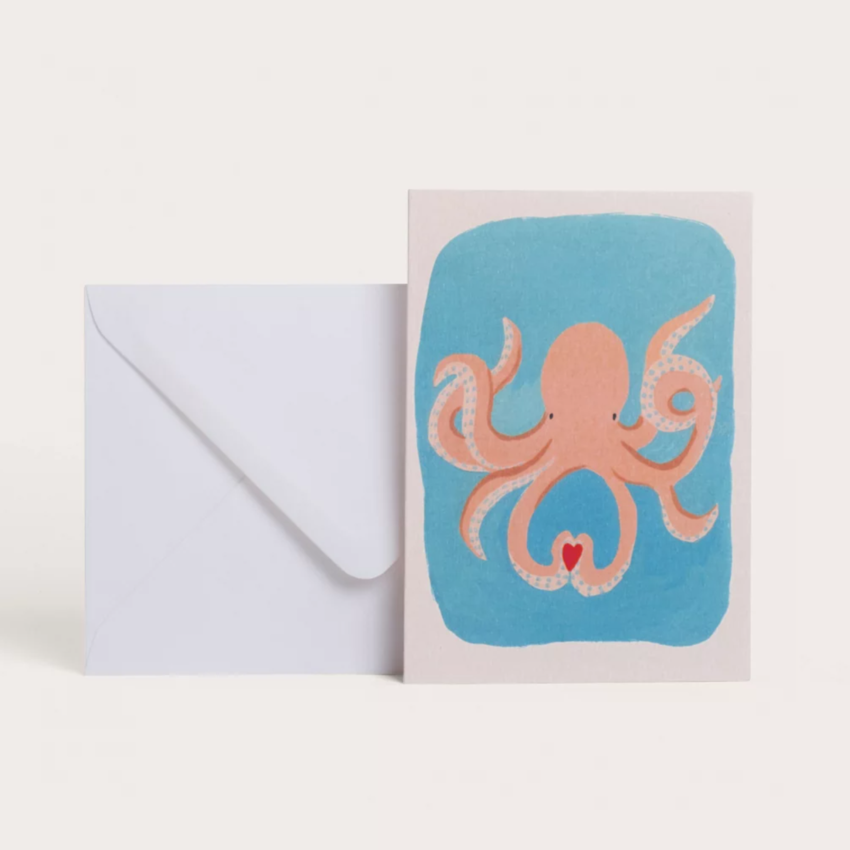 Greeting card - Octopus In Love