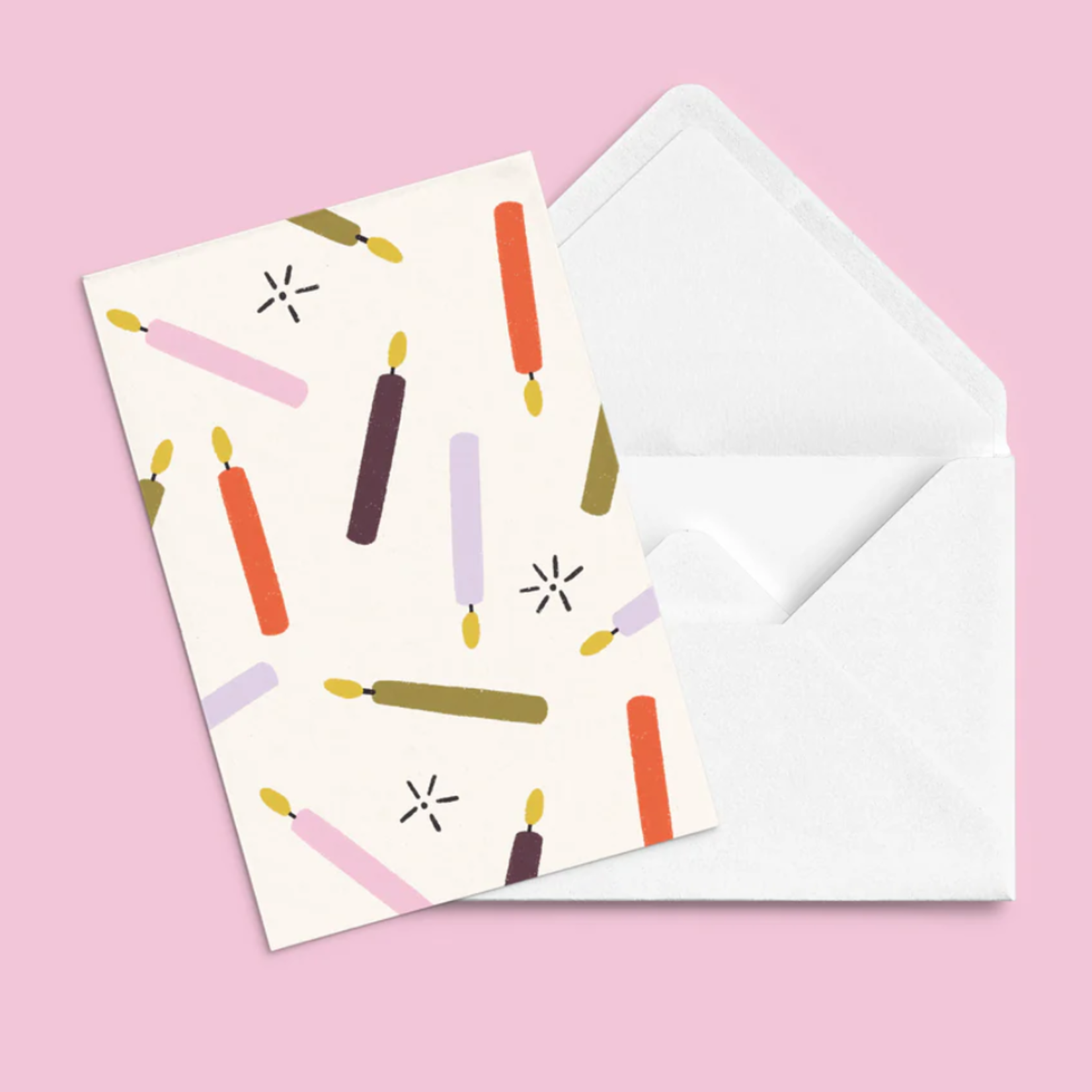 Greetings card - Candles