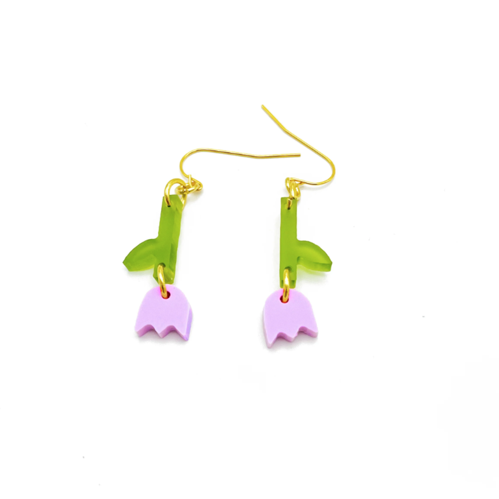 Boucles d'oreilles - Petite tulipe