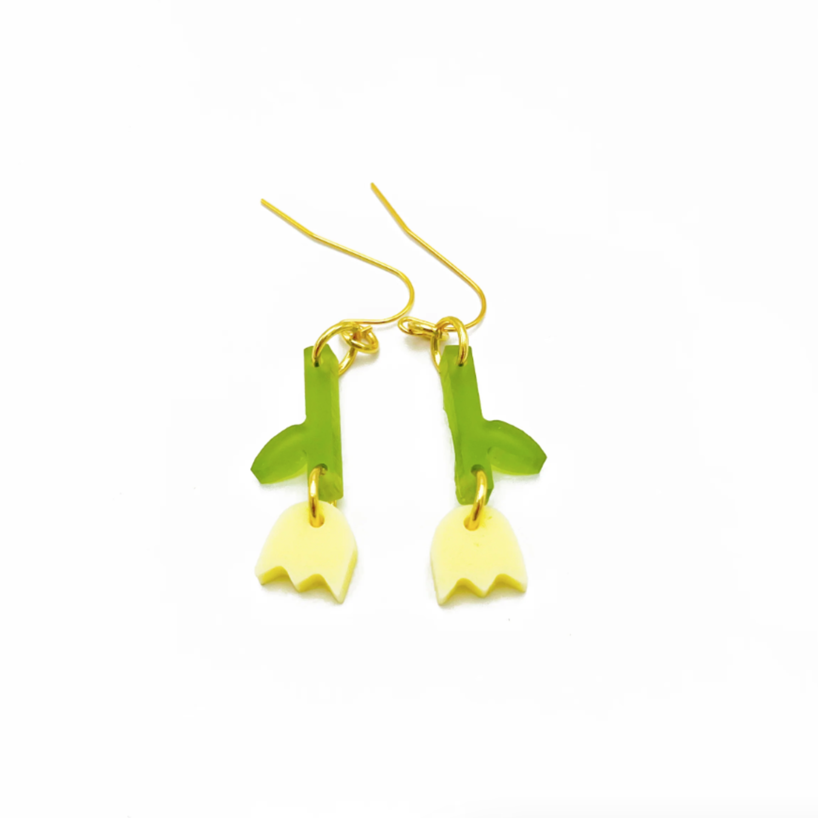 Boucles d'oreilles - Petite tulipe