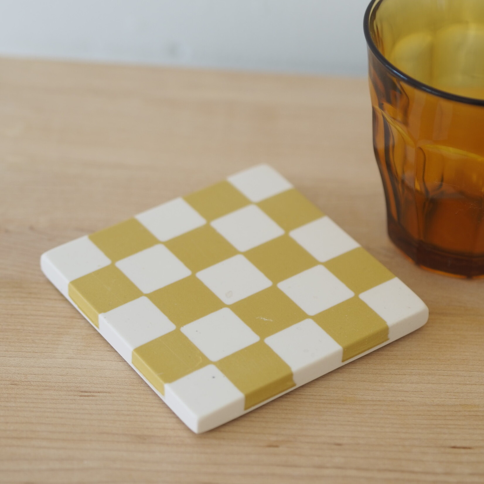 Coaster checkerboard