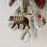 Bear scarf ornament