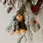 Teddy bear ornament