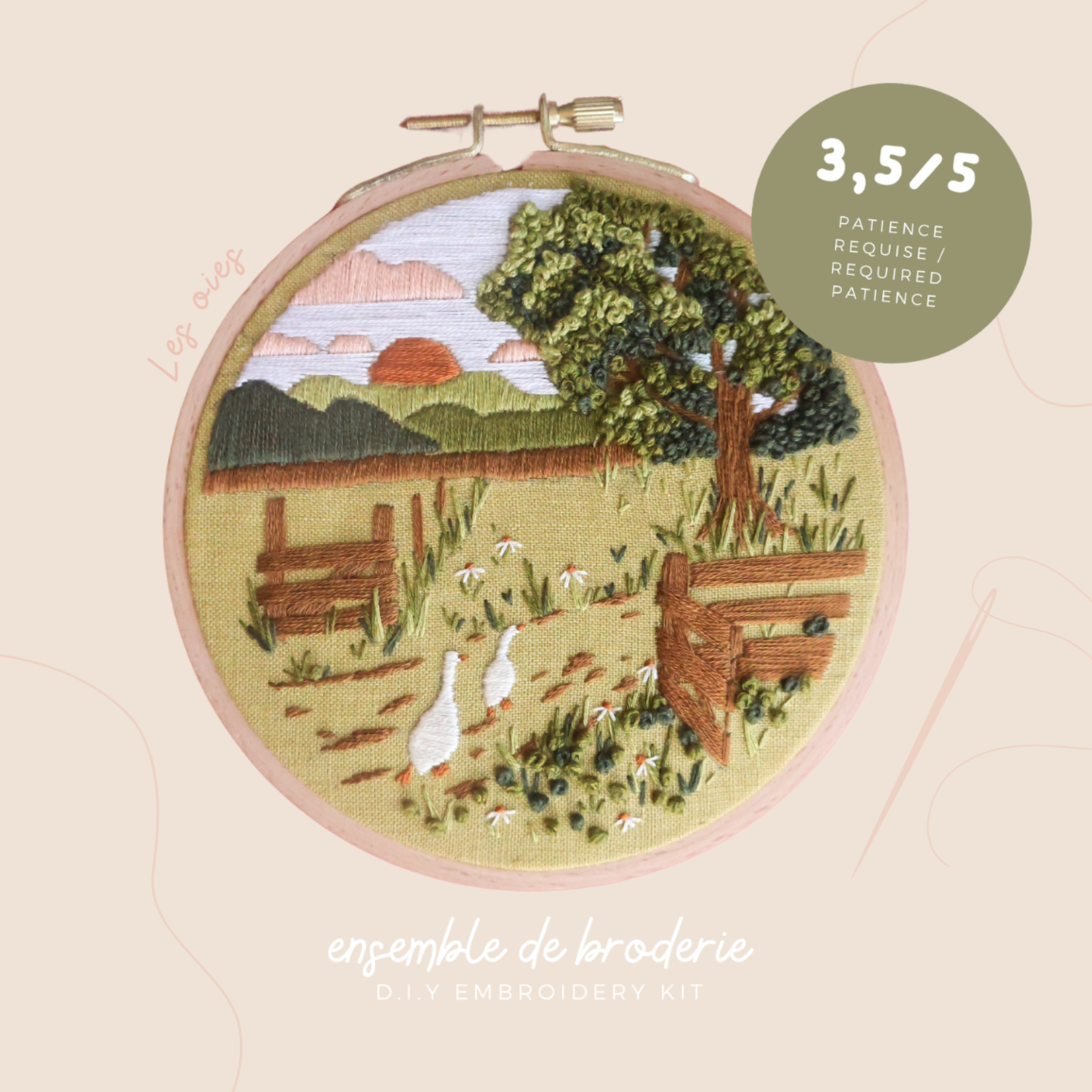 Kit Broderie - Les oies