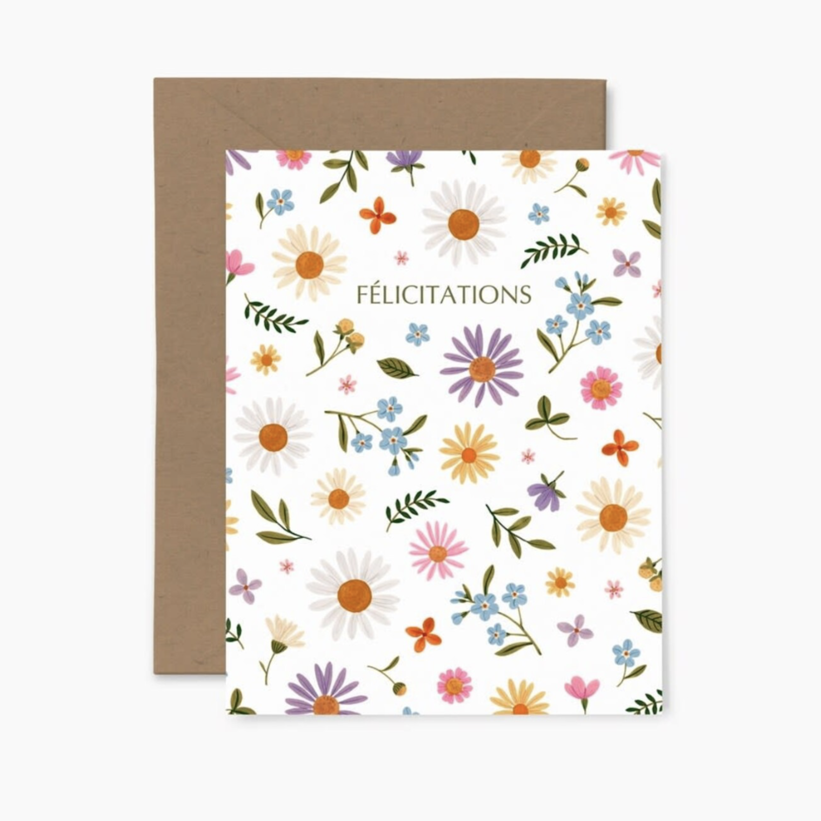 Greeting card - Félicitations Confettis