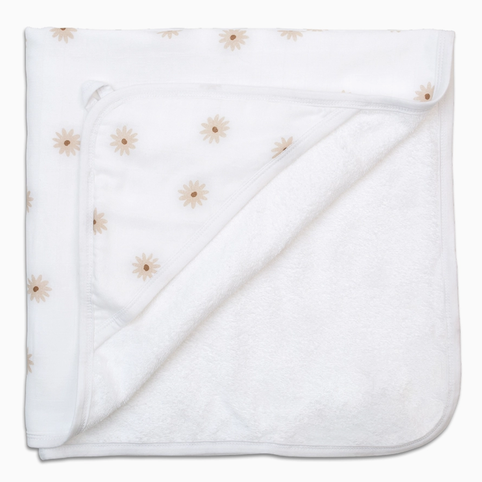 Hooded towel - Margerites